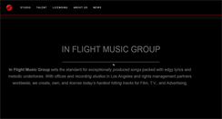 Desktop Screenshot of inflightmusicgroup.com